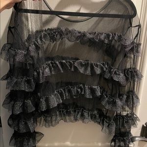 Zara sheer blouse